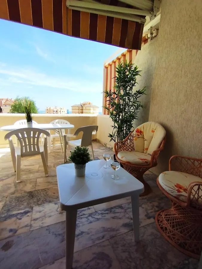 Apartamento Estudio Terraza Vista Mar Parking Gratuito Piscinas Benalmádena España
